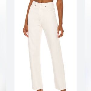 Agolde 90s Pinch Waist Straight Leg Denim in Drum